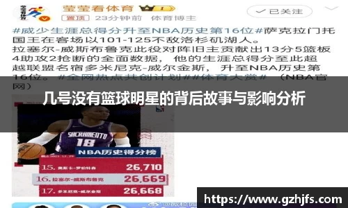 几号没有篮球明星的背后故事与影响分析